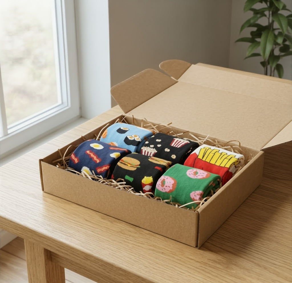 Funny Socks Food Hamper